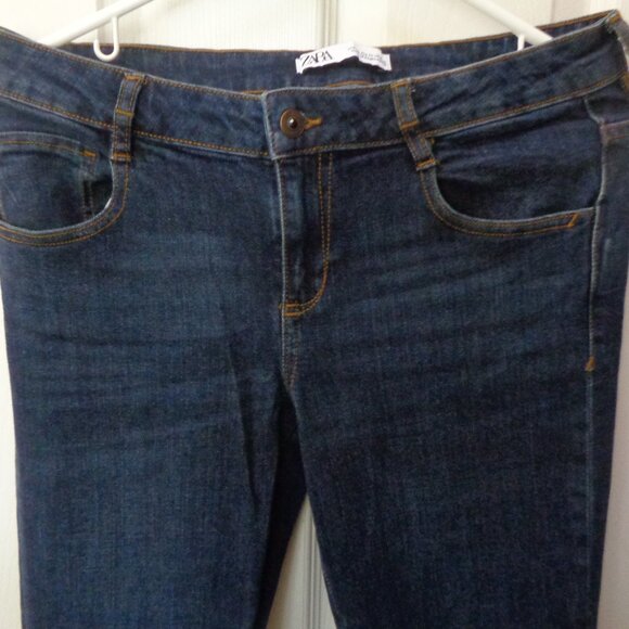 Zara Blue Jeans Denim 8 Bootcut Woman's - Picture 2 of 4